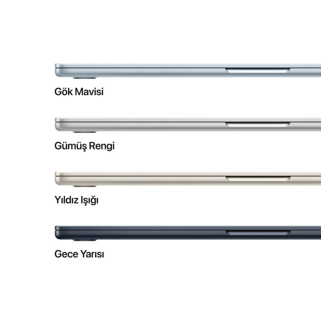 MacBook Air 13 inc M4 10CPU 8GPU 16GB 256GB Gök Mavisi MC6T4TU/A-Outlet