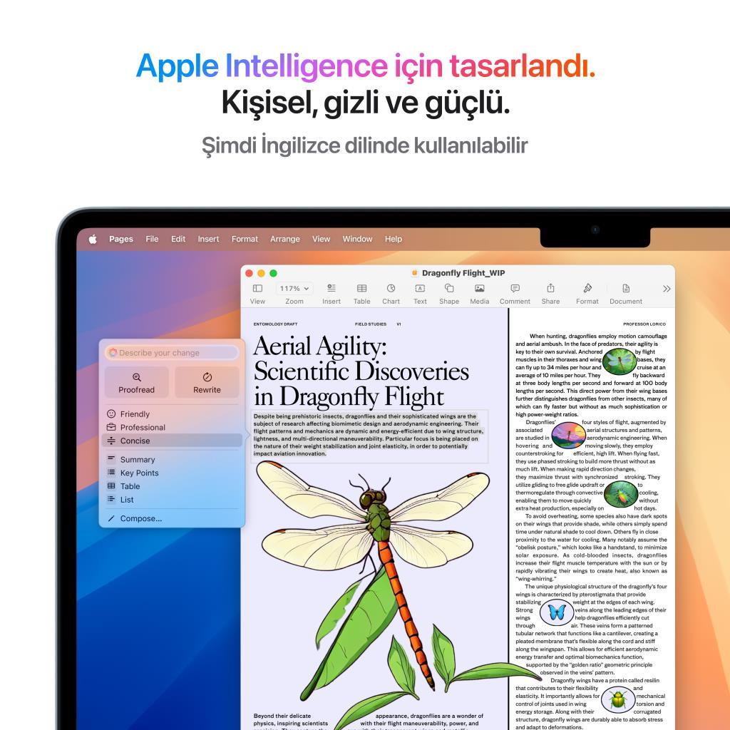 MacBook Air 13 inc M4 10CPU 8GPU 16GB 256GB Gök Mavisi MC6T4TU/A-Outlet