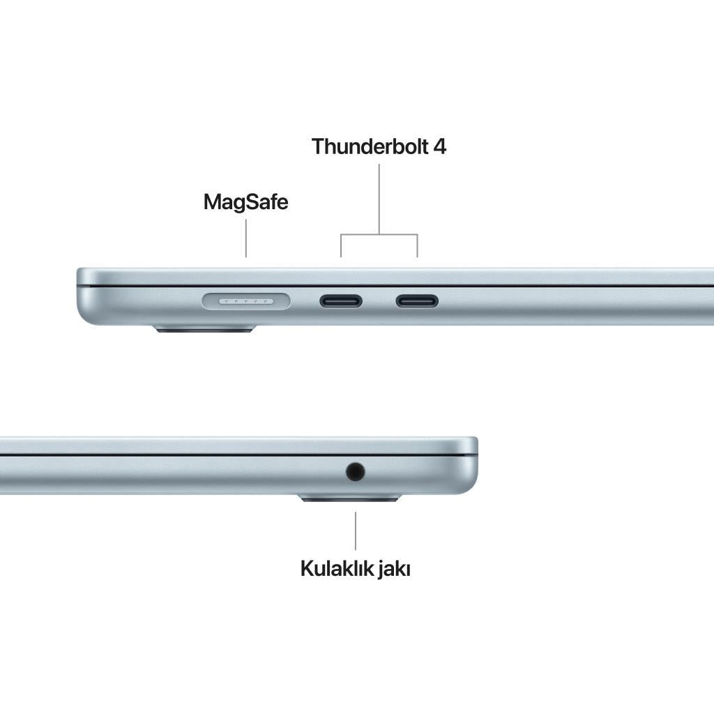 MacBook Air 13 inc M4 10CPU 8GPU 16GB 256GB Gök Mavisi MC6T4TU/A-Outlet