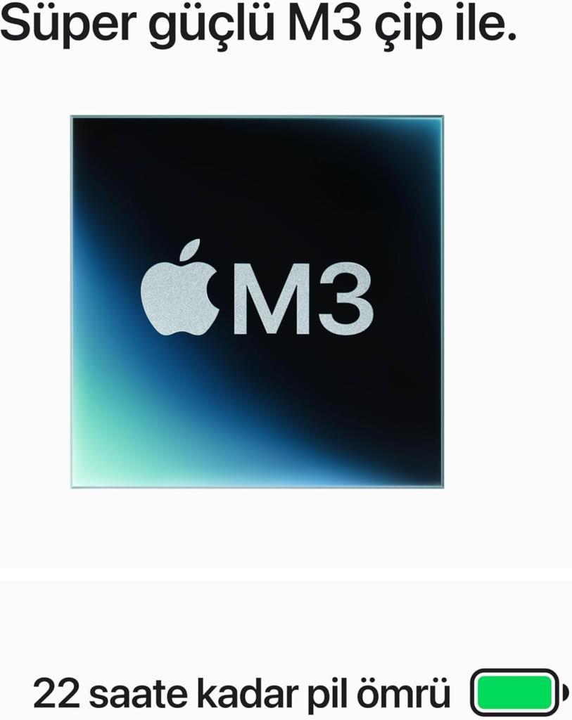 MacBook Pro M3 8 GB 512 GB SSD 14" MR7J3TU/A Gümüş Outlet (Açıklamayı Okuyunuz)