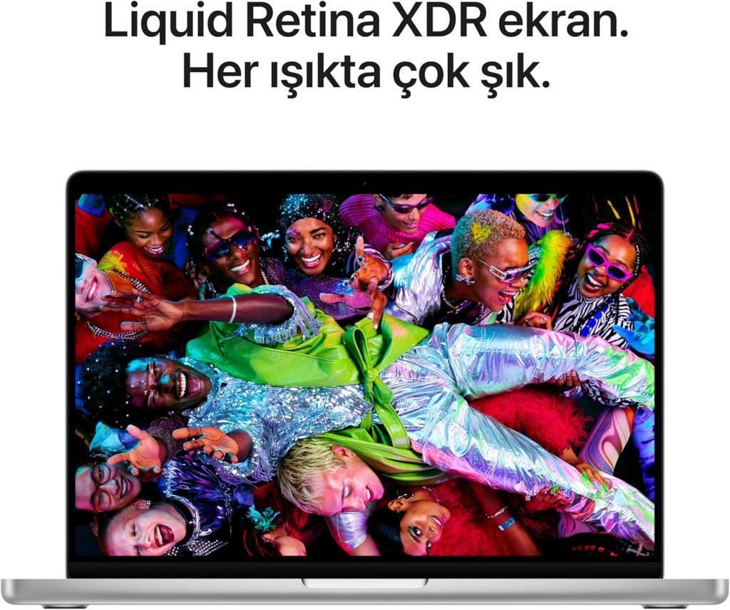 MacBook Pro M5 24 GB 1 TB SSD 14.2" MDE64TU/A Gümüş Outlet (Açıklamayı Okuyunuz)