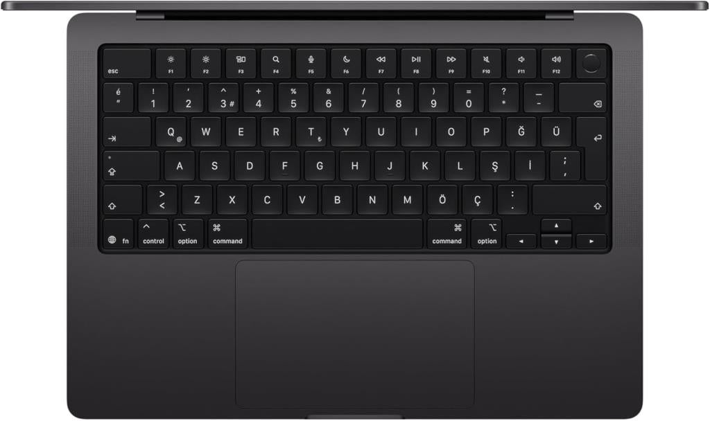 MacBook Pro M5 16 GB 1 TB SSD 14.2" MDE14TU/ Uzay Siyahı Outlet (Açıklamayı Okuyunuz)