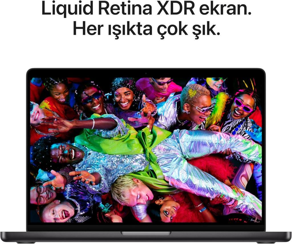 MacBook Pro M5 16 GB 1 TB SSD 14.2" MDE14TU/ Uzay Siyahı Outlet (Açıklamayı Okuyunuz)