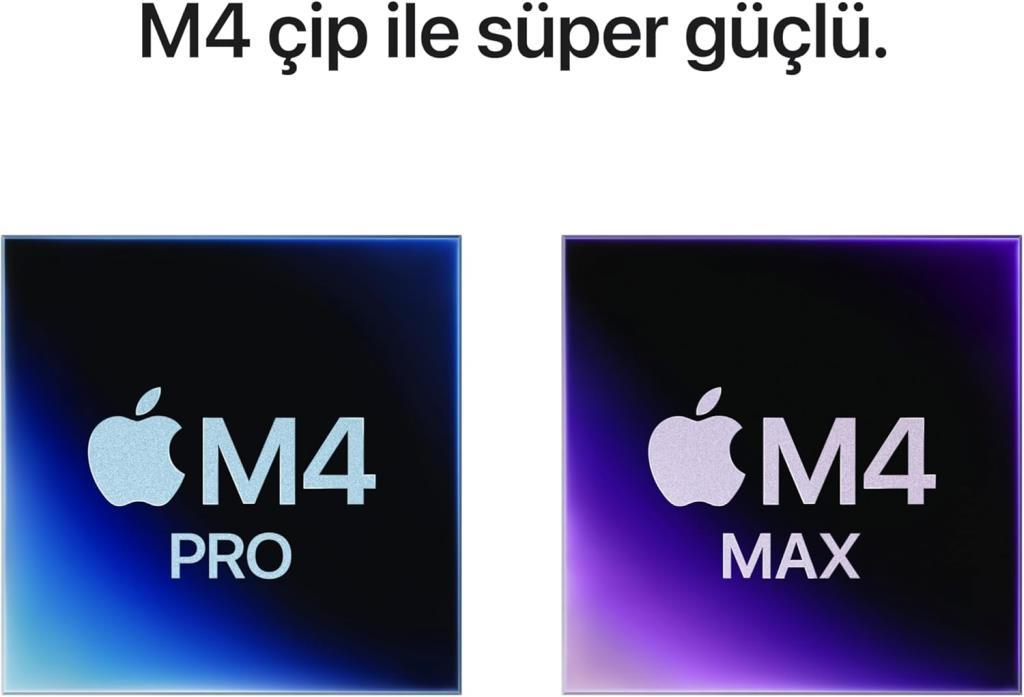 MacBook Pro M4 Pro 48 GB 512 GB SSD 16.2" MX2U3TU/A Gümüş Teşhir (Apple Türkiye Garantili)