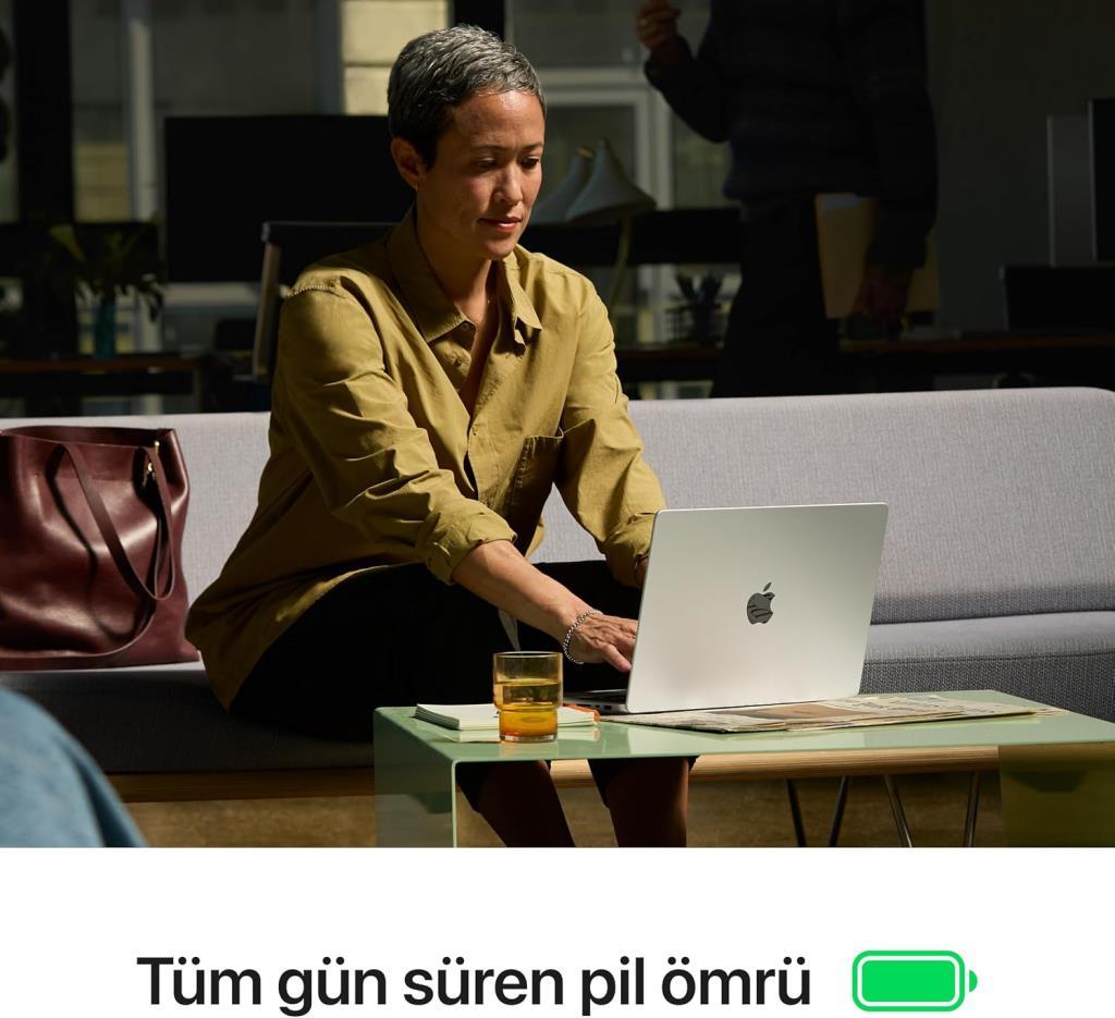 MacBook Pro M4 Pro 24 GB 512 GB SSD 14.2" MX2E3TU/A Gümüş - Teşhir