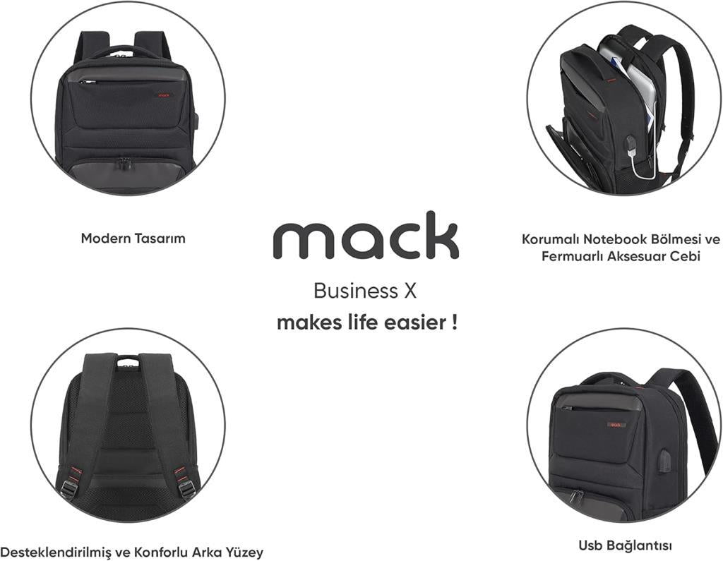 Mack Business X MCC-805 15.6" Laptop Sırt Çantası