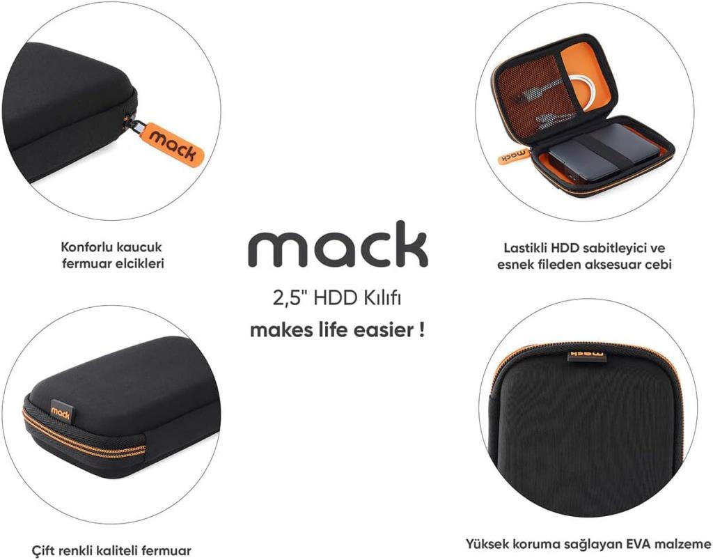 Mack MCC-4008 2.5" Harddisk Kılıfı - OUTLET