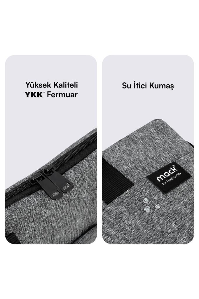 Mack City Fit Eco MCC-702 Gri 14.1" Laptop Çantası