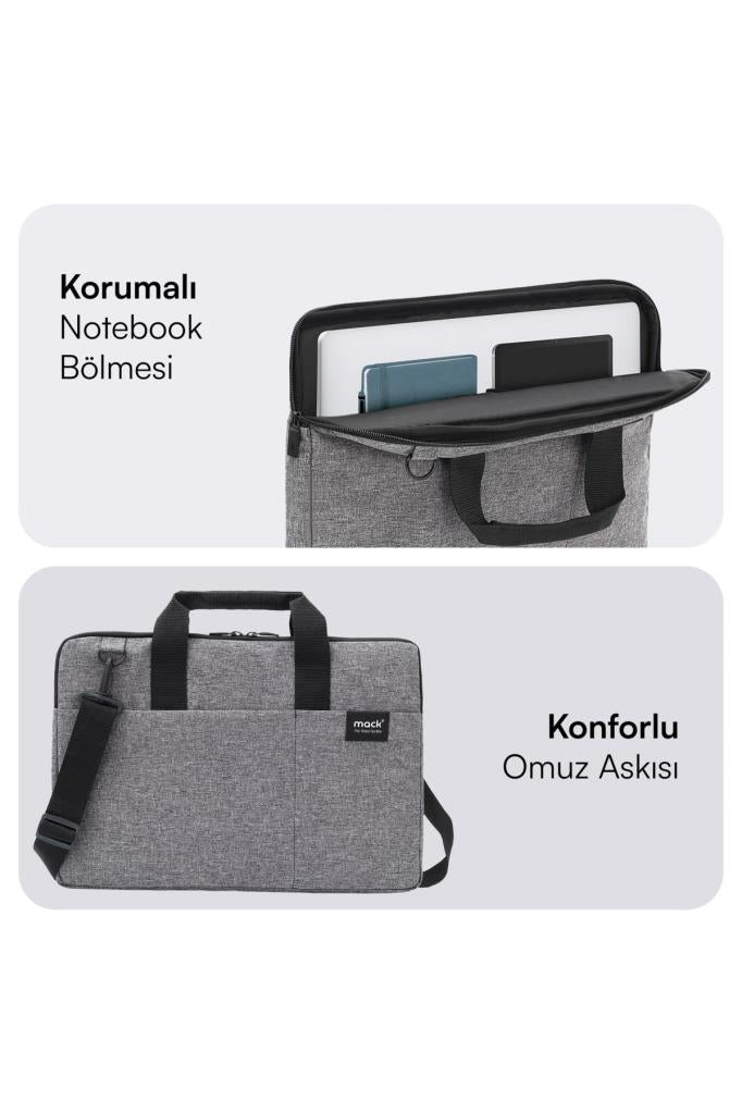 Mack City Fit Eco MCC-702 Gri 14.1" Laptop Çantası