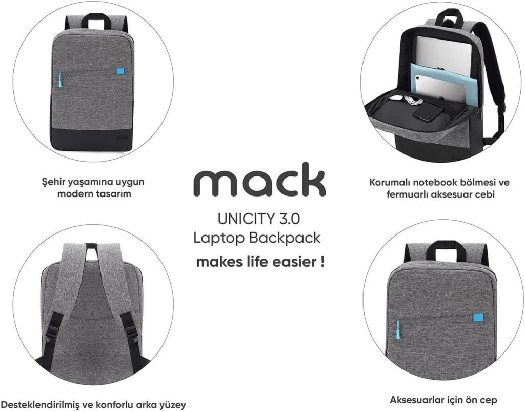 Mack MCC-606 15.6" Laptop Sırt Çantası