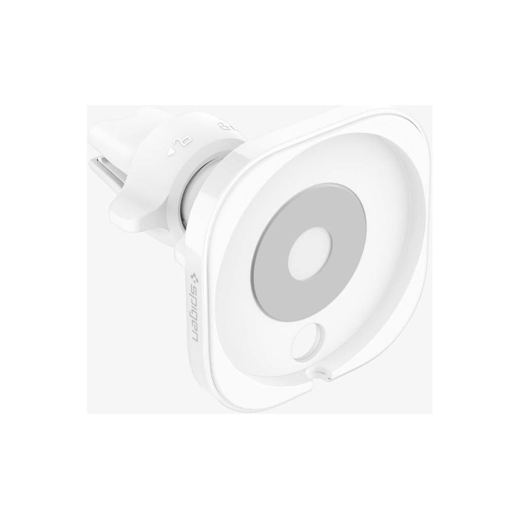 Spigen MagFit ACP02791 Beyaz MagSafe Araç Telefon Tutucu Teşhir
