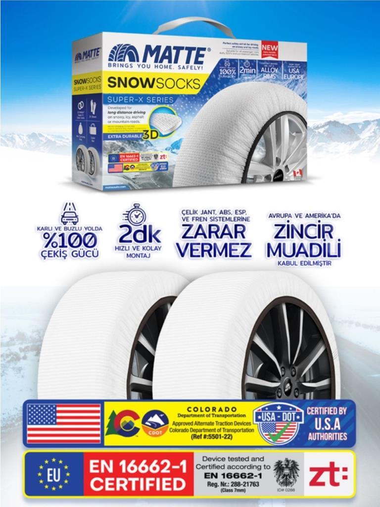 Matte Superx Series Kar Çorabı Teşhir