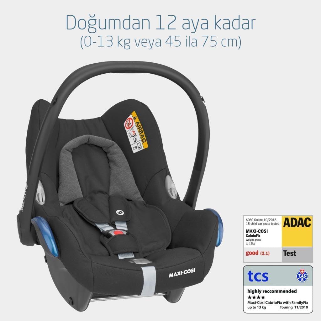 Maxi-Cosi Cabriofix Essential Black 0-13 kg Oto Koltuğu - Outlet