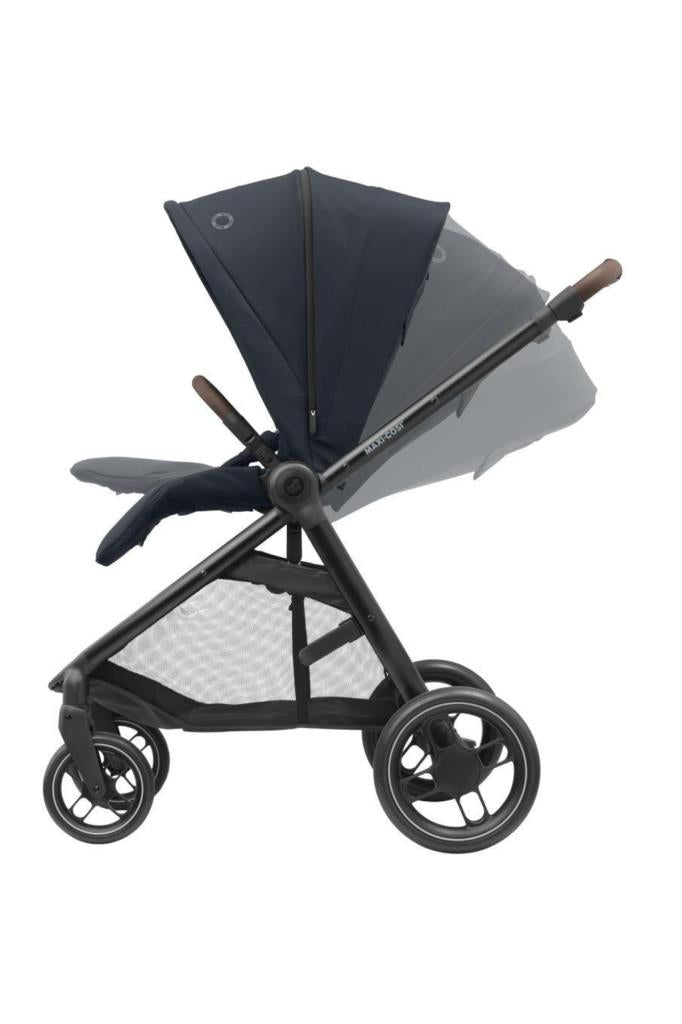 MAXİ-COSİ Maxi Cosi Street+ Tek Elle Katlanabilen Doğumdan Itibaren Kullanılabilen Bebek Arabası Essential Gray - OUTLET