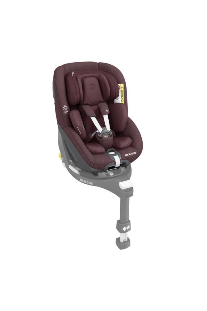 مقعد سيارة Maxi-Cosi Pearl Adac 0-18 كجم قابل للدوران 360 درجة، أحمر أصيل