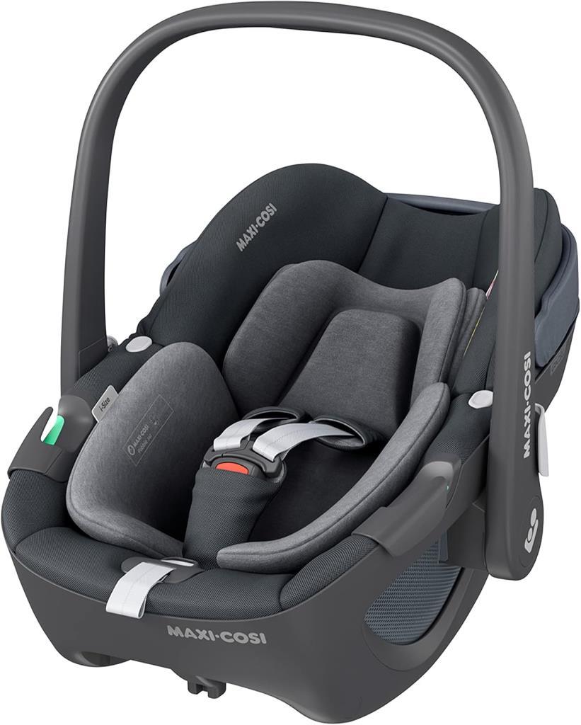 Maxi-Cosi Adac'lı Pebble 360 Derece Dönebilen Yatabilen Bebek Oto Koltuğu ve Ana Kucağı 0-13 kg Essential Graphite