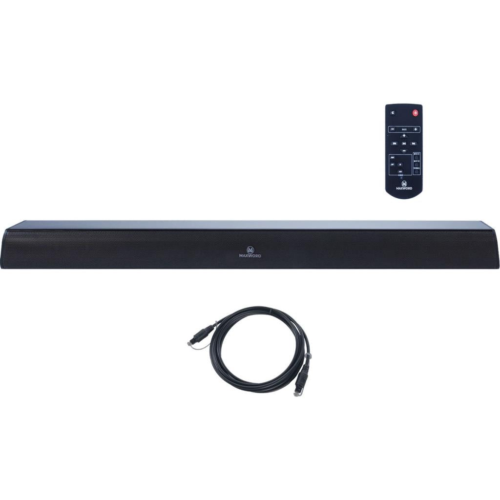 Maxword SLC-160BT Optik Çıkışlı 2.0 Kanal BT Soundbar TV Ses Sistemi 160W (79x8x6 cm) Teşhir