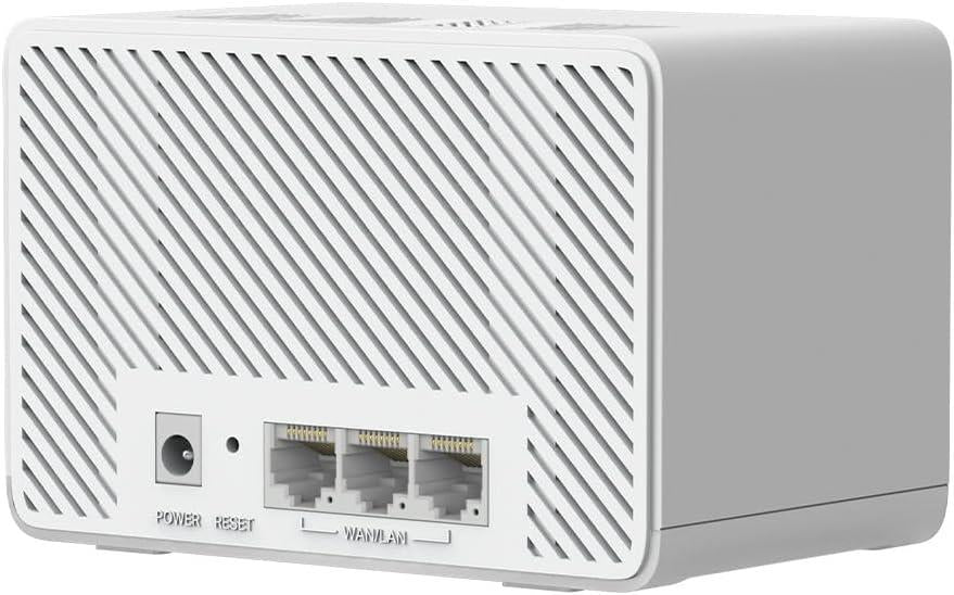 Mercusys Halo H25BE 3 Port 3600 Mbps 2'li Router - Outlet