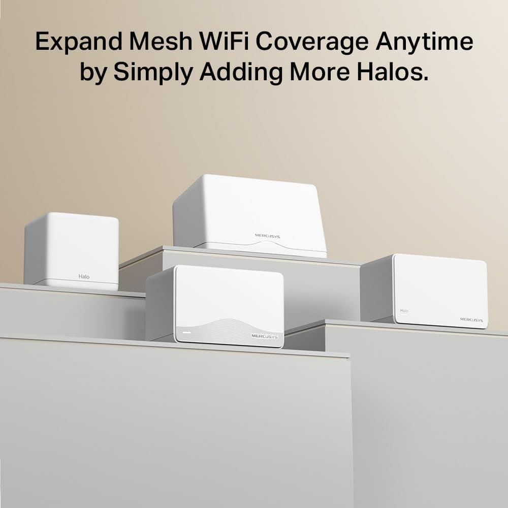 Mercusys Halo H25BE 3 Port 3600 Mbps 2'li Router - Outlet