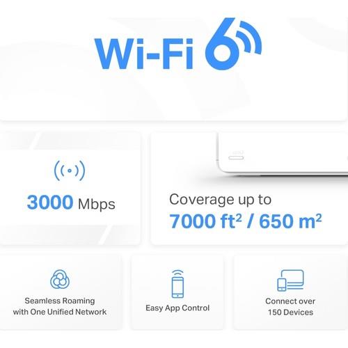 Mercusys Halo H80X 3'lü 3000 Mbps Router Teşhir