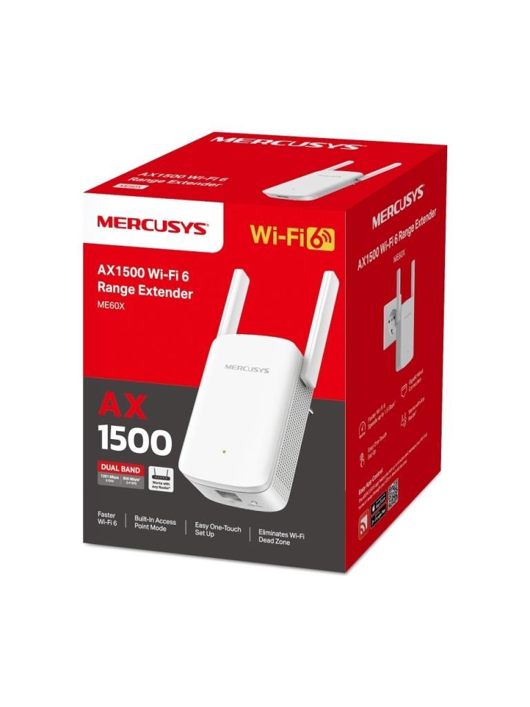 Mercusys ME60X 1500 Mbps WiFi Güçlendirici Teşhir