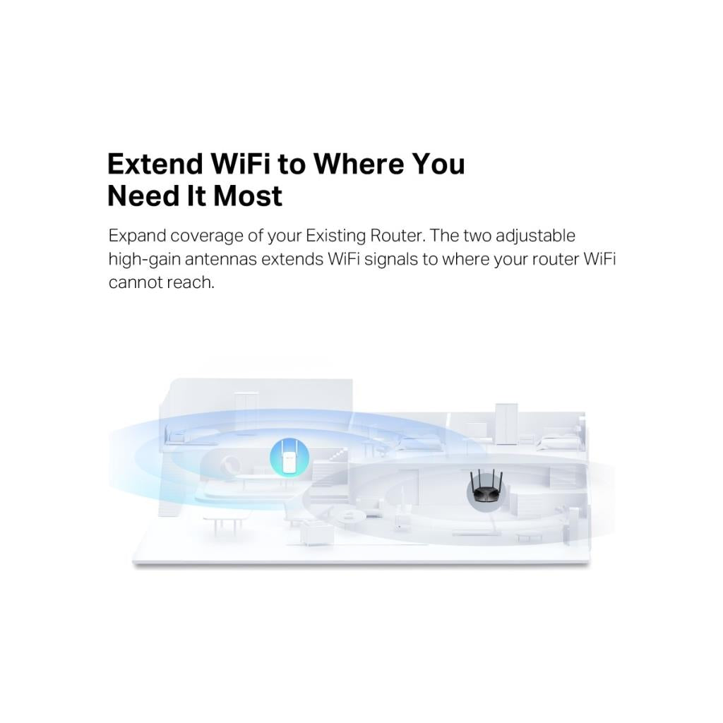 Mercusys ME60X 1500 Mbps WiFi Güçlendirici