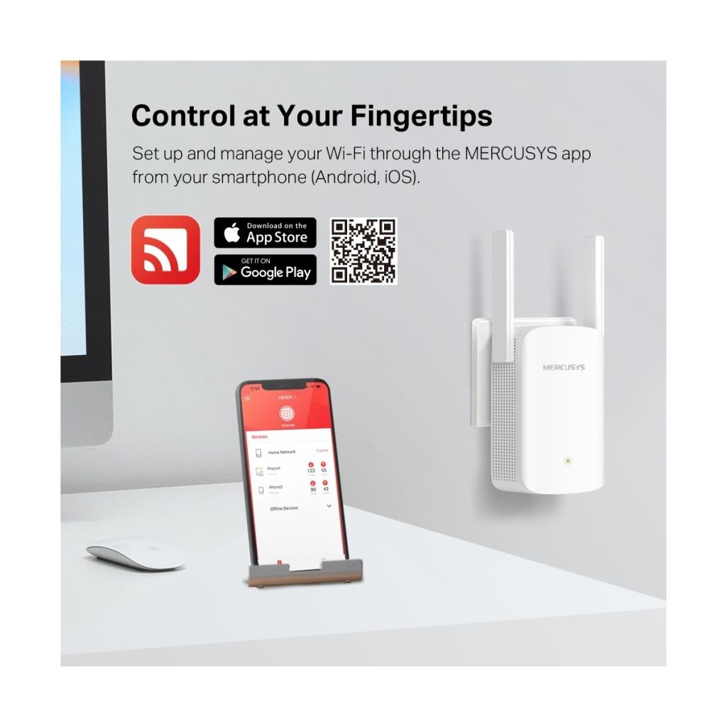 Mercusys ME60X 1500 Mbps WiFi Güçlendirici