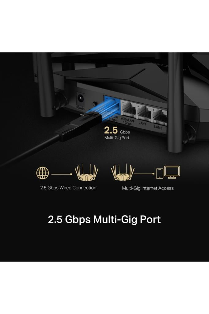 Mercusys MR90X AX6000 4 Port 6000 Mbps Router