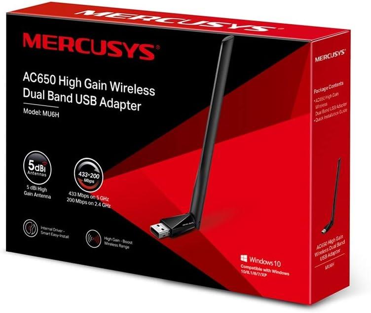 Mercusys MU6H 650 Mbps Kablosuz Ağ Adaptörü Teşhir