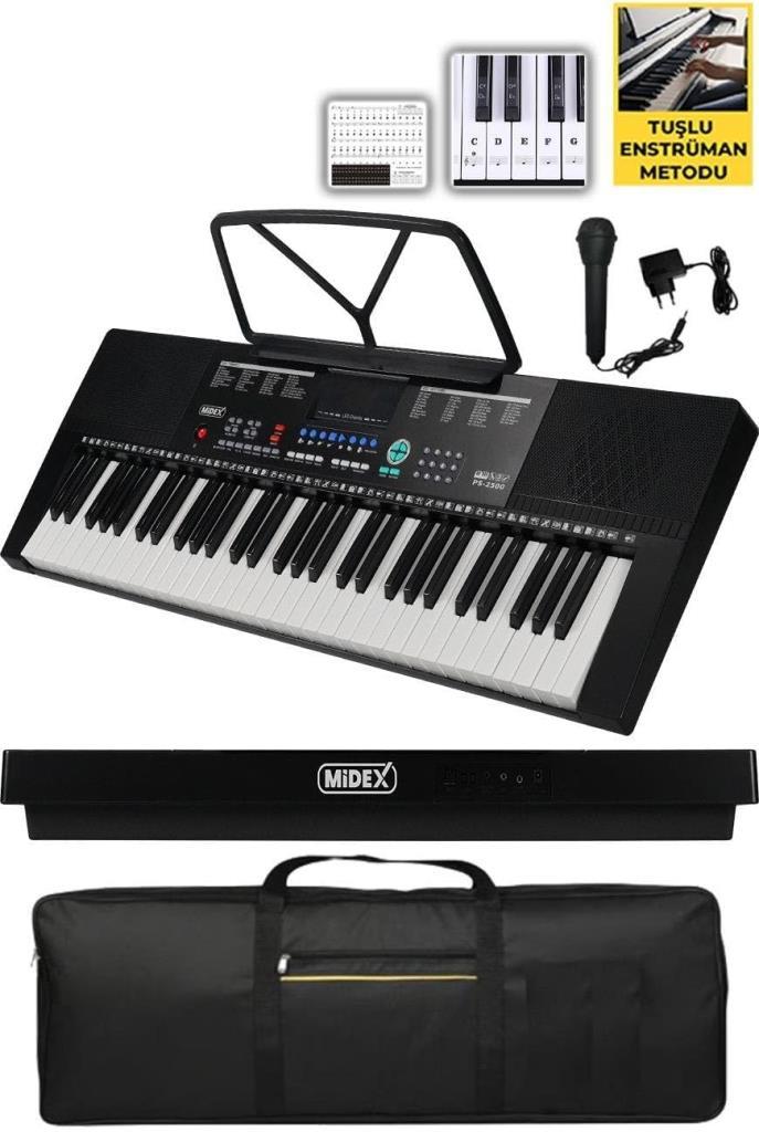 Midex PS-2500 Led Ekran 61 Tuşlu Org Outlet