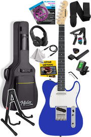 Midex TLX-50BL Tele Kasa Maple Klavye 2 Single-Coil Manyetik Elektro Gitar - TEŞHİR