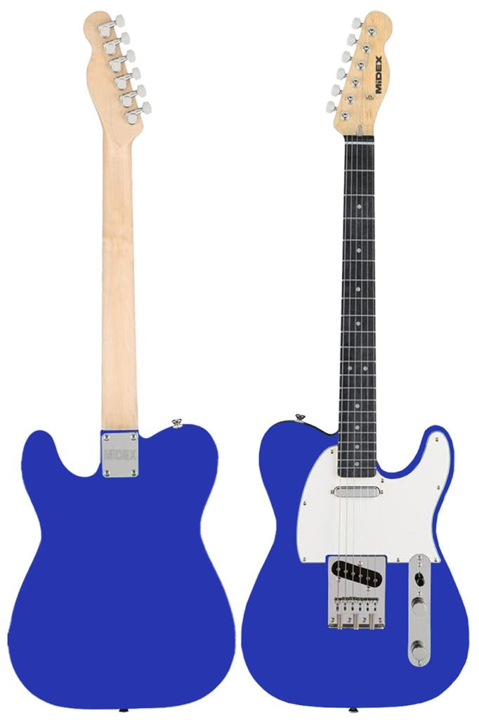 Midex TLX-50BL Tele Kasa Maple Klavye 2 Single-Coil Manyetik Elektro Gitar - TEŞHİR