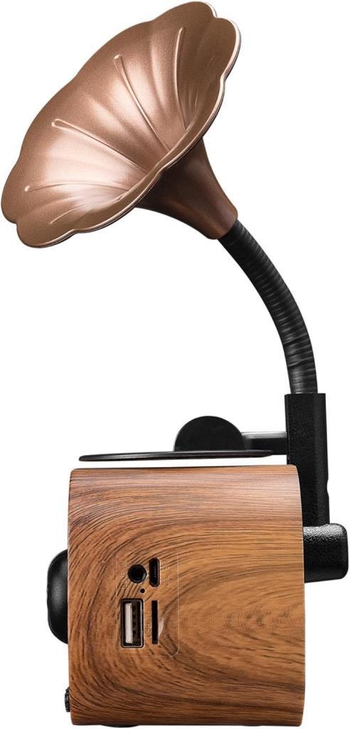 Mikado MN-S19 5 W Ahşap USB Aux TF Kart Bluetooth Klasik Retro Gramofon Müzik Kutusu Outlet