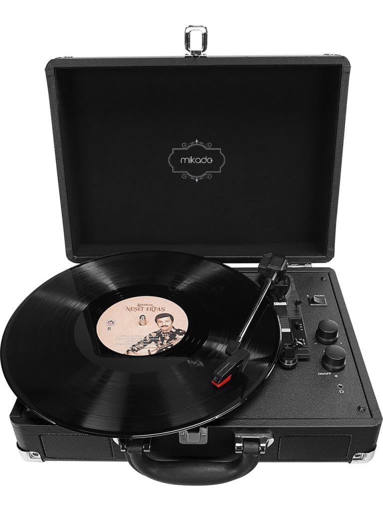 Mikado MN-P317 Siyah Çantalı Retro Pikap - Outlet