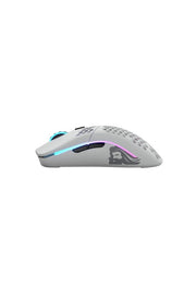 Glorious Model O- Minus GLO-MS-OMW-MW Mat Beyaz RGB Şarjlı Optik Kablosuz Oyuncu Mouse Teşhir