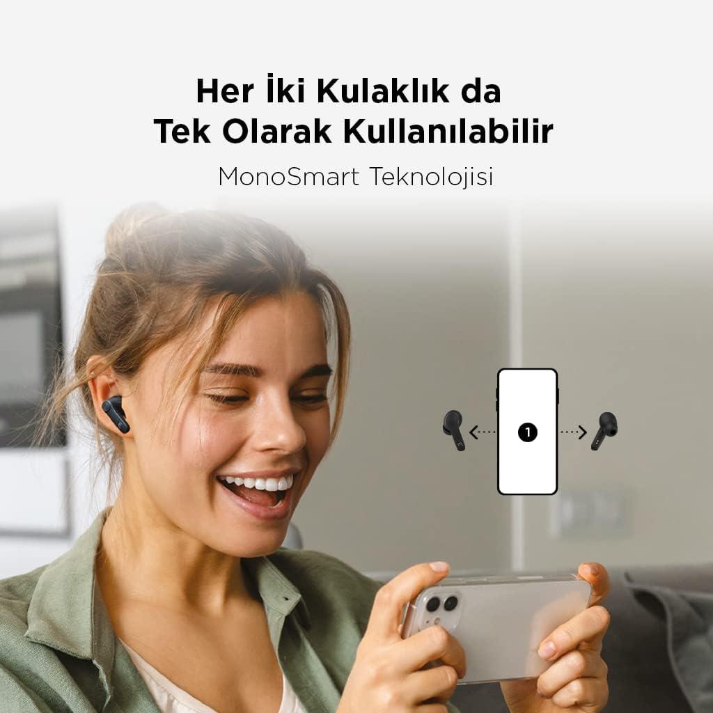 Mojue Tw03 TWS Kulak İçi Bluetooth Kulaklık Outlet