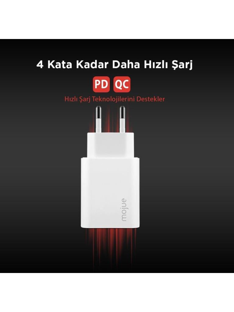 Mojue MS13 Duo Hızlı Şarj Adaptörü Teşhir