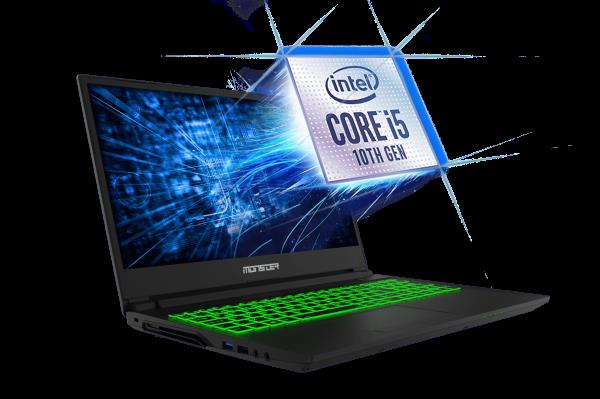Monster Abra A5 V16.6.3 i5-10200H 8 GB 512 GB SSD GTX1650TI 15.6" Full HD Gaming Laptop - OUTLET