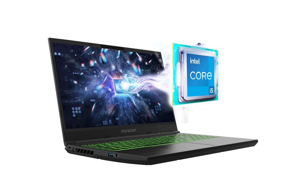 Monster Abra A5 V19.2 i5-12500H 8 GB 500 GB SSD RTX3050TI 15.6" Full HD Gaming Laptop - OUTLET