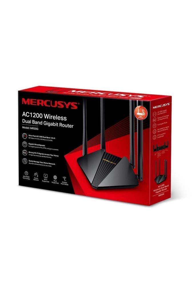 Mercusys MR30G 1200 Mbps Router Teşhir