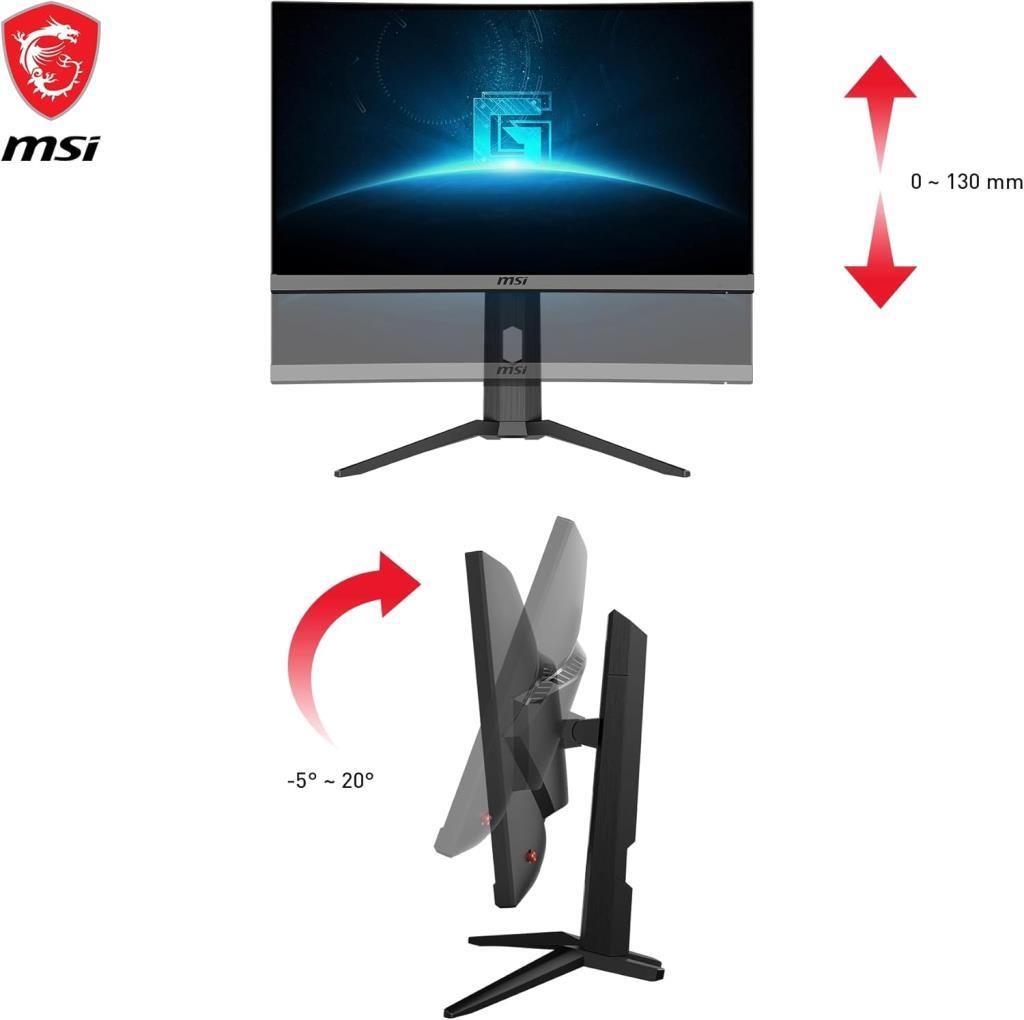 MSI G24C6P E2 23.6" 1 ms Full HD Curved 180 Hz Oyuncu Monitörü - Outlet