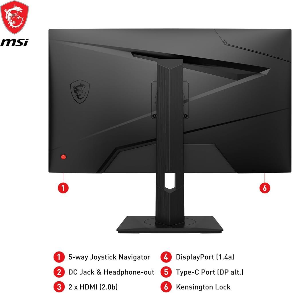 MSI G274QPF-QD 27'' 1 ms 2K 170 Hz Oyuncu Monitörü - OUTLET