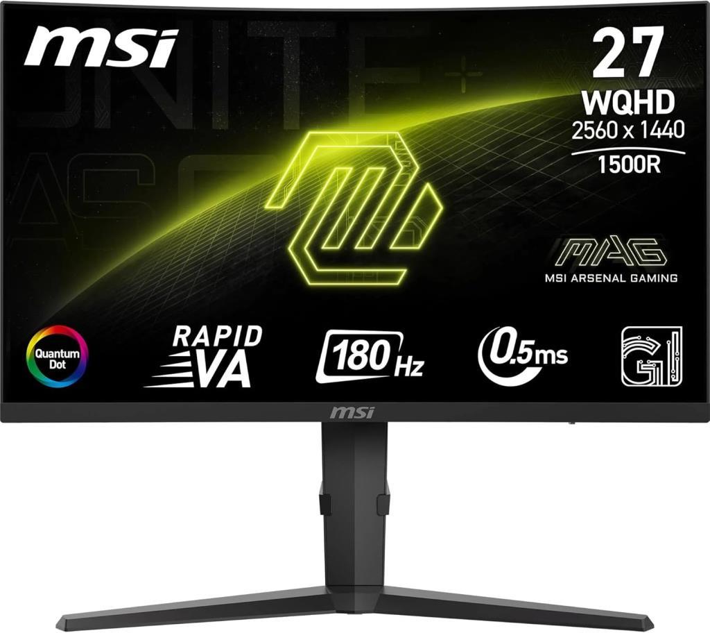 MSI MAG 275CQRF QD E2 27" 0.5 ms 2K Curved 180 Hz Oyuncu Monitörü Outlet