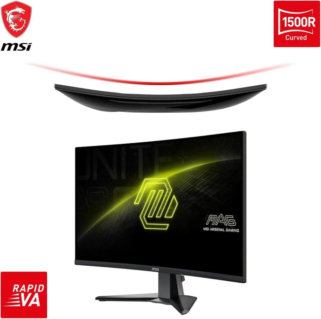 MSI MAG 27C6F 27" 0.5 ms Full HD Curved 180 Hz Oyuncu Monitörü Outlet