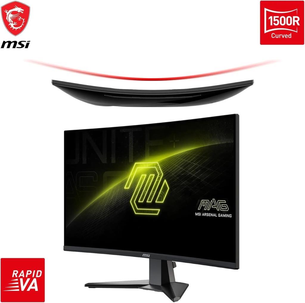 MSI MAG 27C6X 27" 1 ms Full HD Curved 250 Hz Oyuncu Monitörü Teşhir