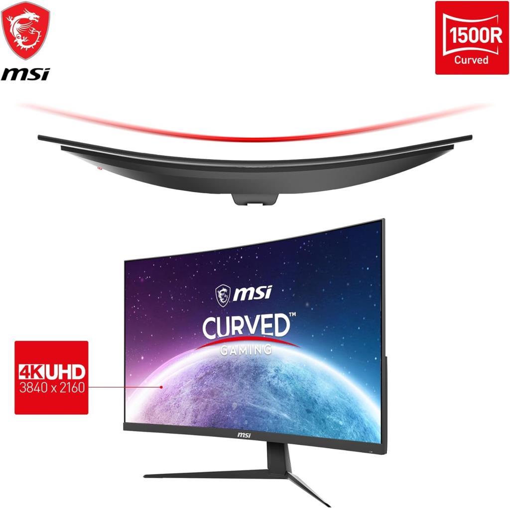 MSI G321CU 31.5" 1 ms 4K Curved 144 Hz Oyuncu Monitörü - Teşhir