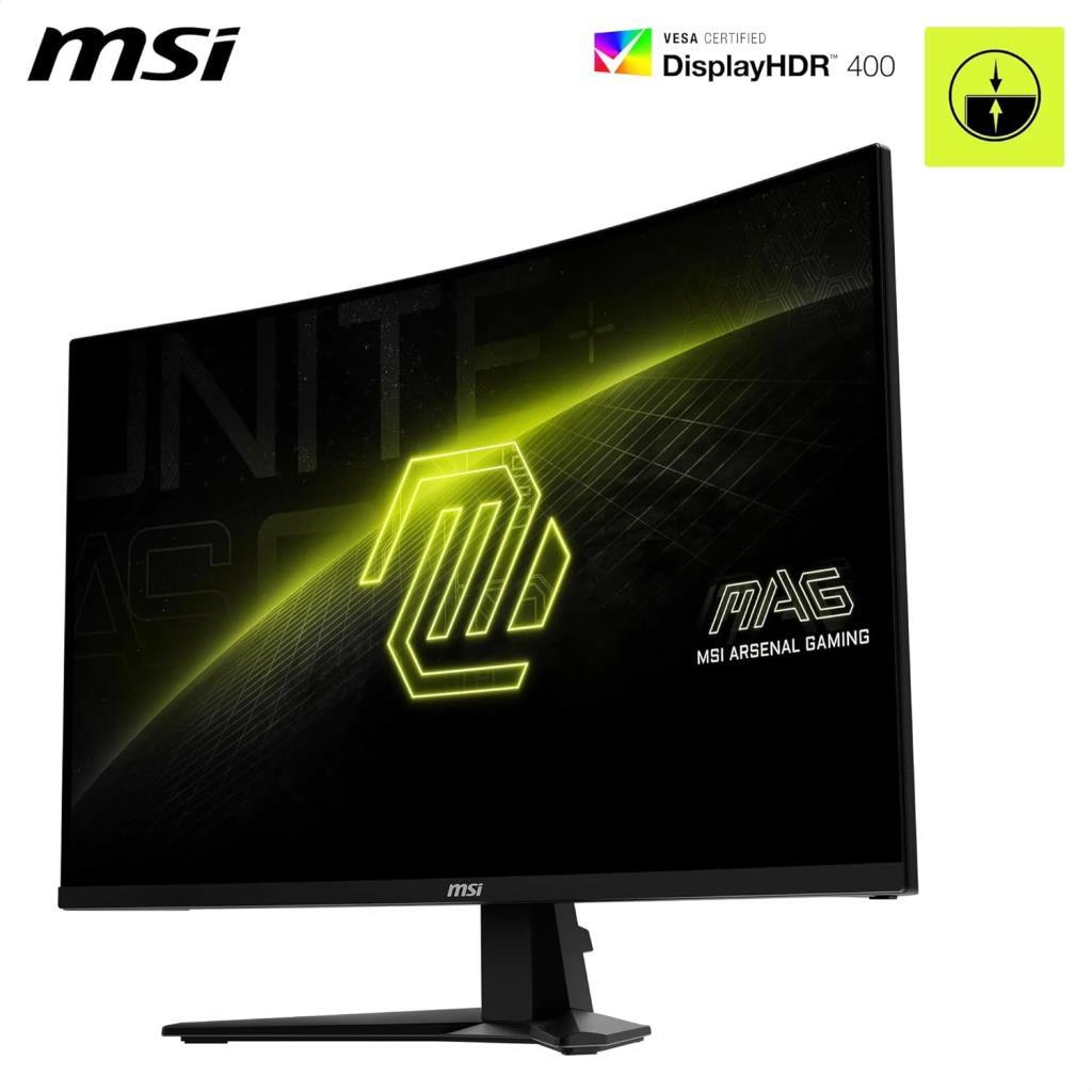 MSI MAG 32CQ6F 31.5" 0.5 ms 2K Curved 180 Hz Oyuncu Monitörü Teşhir