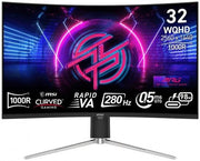 MSI MPG 325CQRXF 31.5" WQHD 280Hz 0.5ms 1000R Curved Rapid VA Gaming Monitör - Outlet