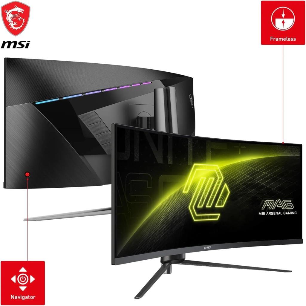 MSI MAG 345CQR 34" 1 ms WQHD Curved 180 Hz Oyuncu Monitörü Outlet