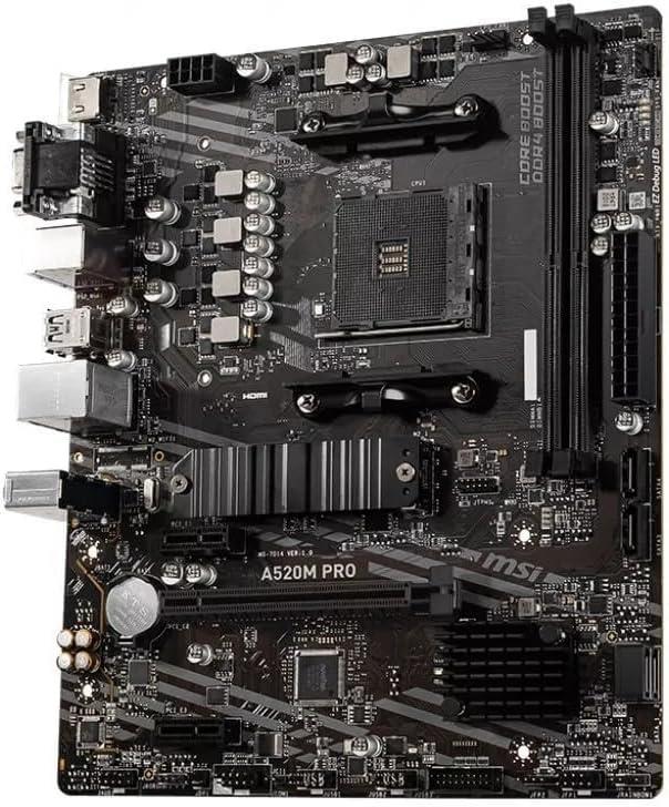 MSI A520M Pro AMD AM4 DDR4 Micro ATX Anakart - OUTLET